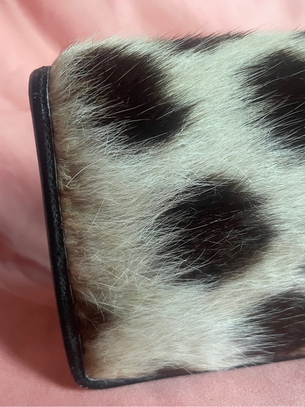 Vintage Leopard Print Genuine Spotted Fur Wallet Circa 1950’s GUC - Picture 7 of 11